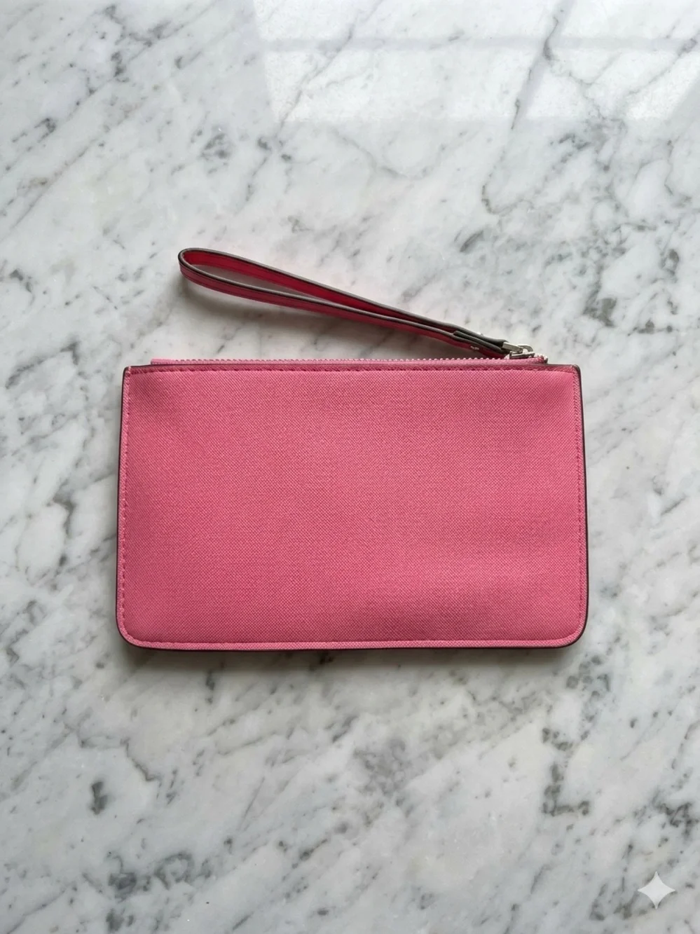 kate spade Pink Saffiano Wristlet Pouch